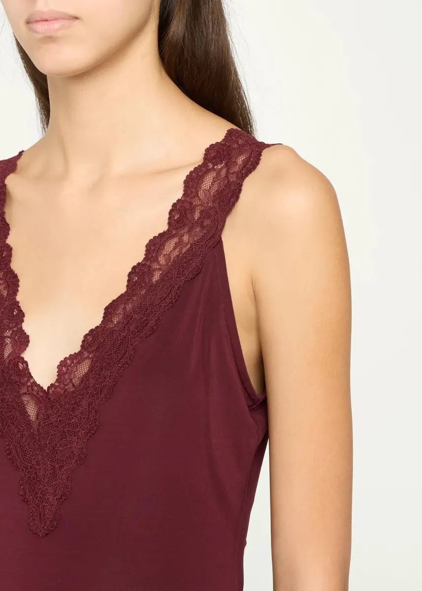 Ronny Kobo Danna Lace-Trim Jersey Bodysuit | Thumbnail 5 Ronny Kobo Danna Lace-Trim Jersey Bodysuit | Thumbnail 5
