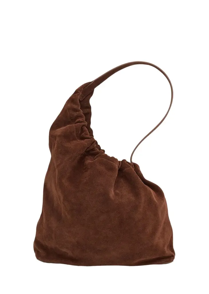 Aesther Ekme Demi Lune Cloud Leather Shoulder Bag