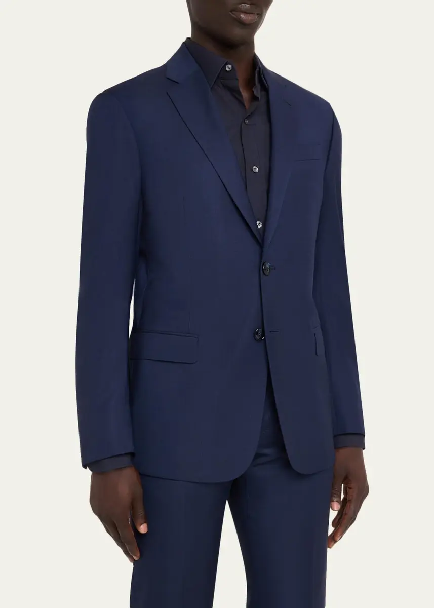 Giorgio Armani Men's Soft Virgin Wool Two-Piece Suit | Thumbnail 4 Giorgio Armani Men's Soft Virgin Wool Two-Piece Suit | Thumbnail 4