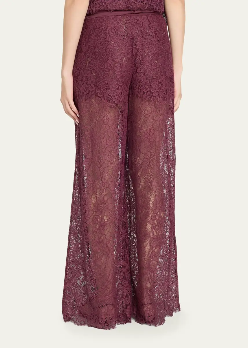 LoveShackFancy Riana Floral Lace Pants | Thumbnail 3 LoveShackFancy Riana Floral Lace Pants | Thumbnail 3