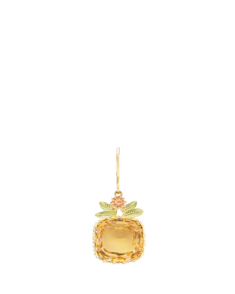 Mellerio 18K Yellow Gold Pierreries Citrine Earring with Up Style, Single | Thumbnail 2 Mellerio 18K Yellow Gold Pierreries Citrine Earring with Up Style, Single | Thumbnail 2