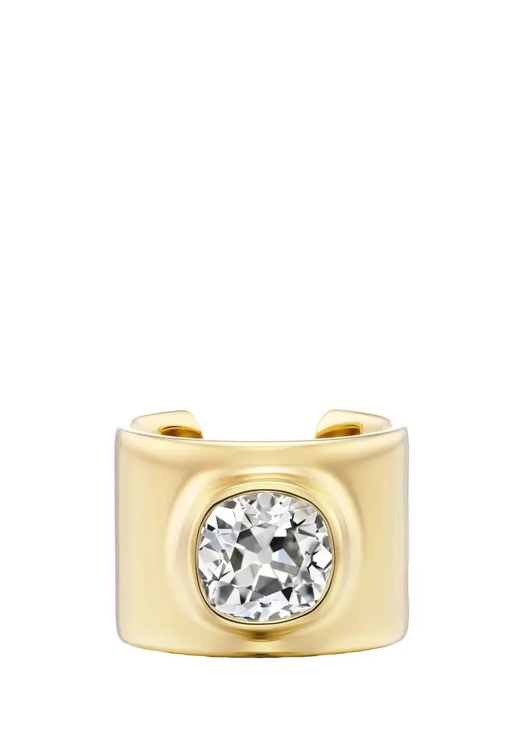 Uniform Object 18K Yellow Gold & 3.71 TCW Diamond Ring