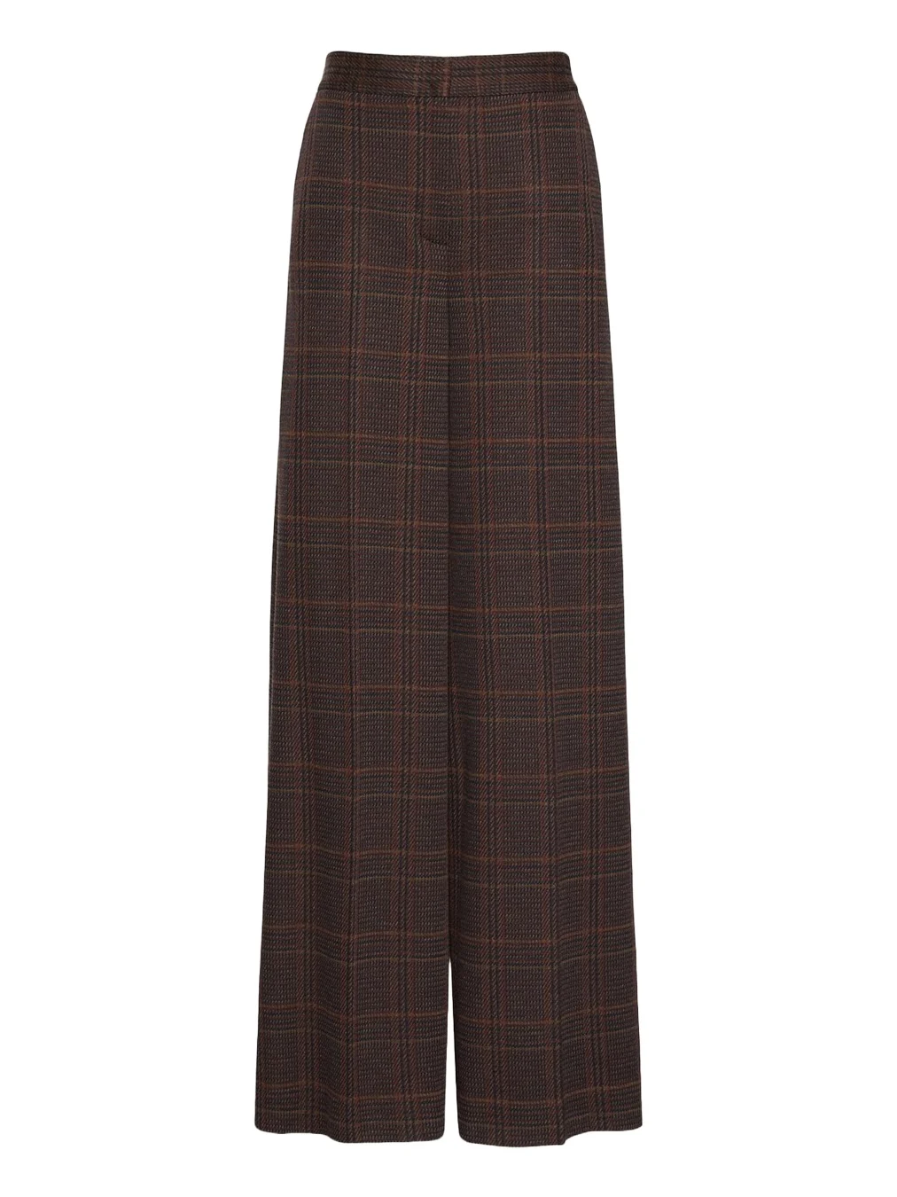 Check Wool Wide-Leg Pants Check Wool Wide-Leg Pants