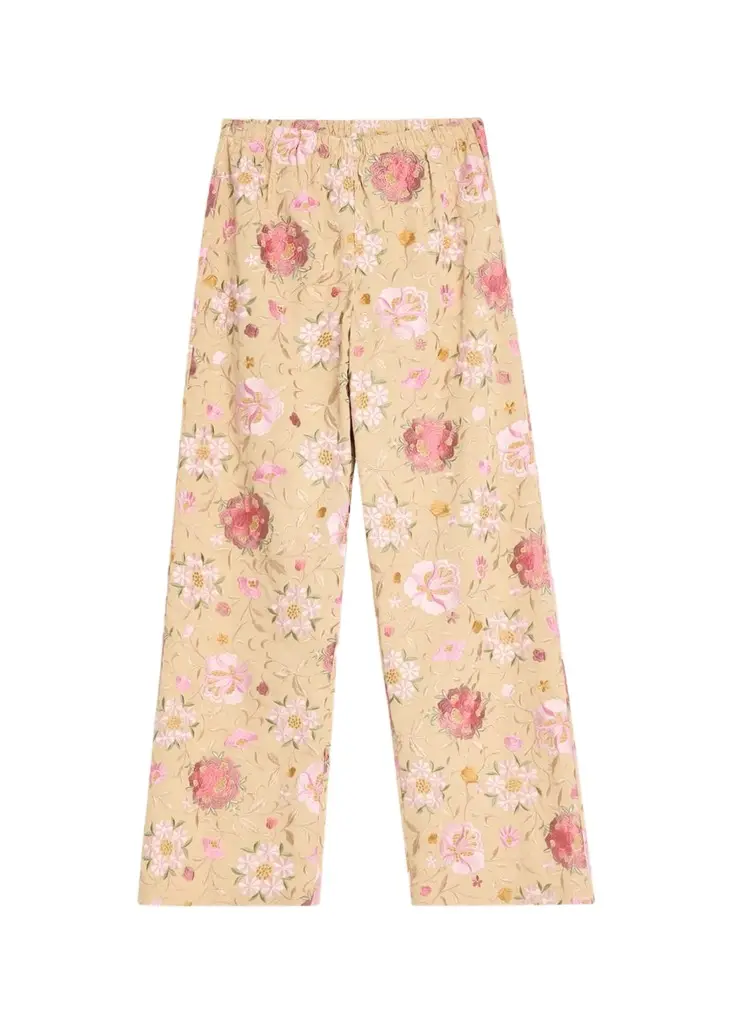 Janae Embroidered Wide-Leg Pants Janae Embroidered Wide-Leg Pants