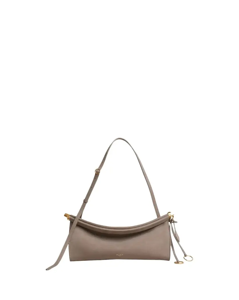 Le Click Medium Shoulder Bag in Suede