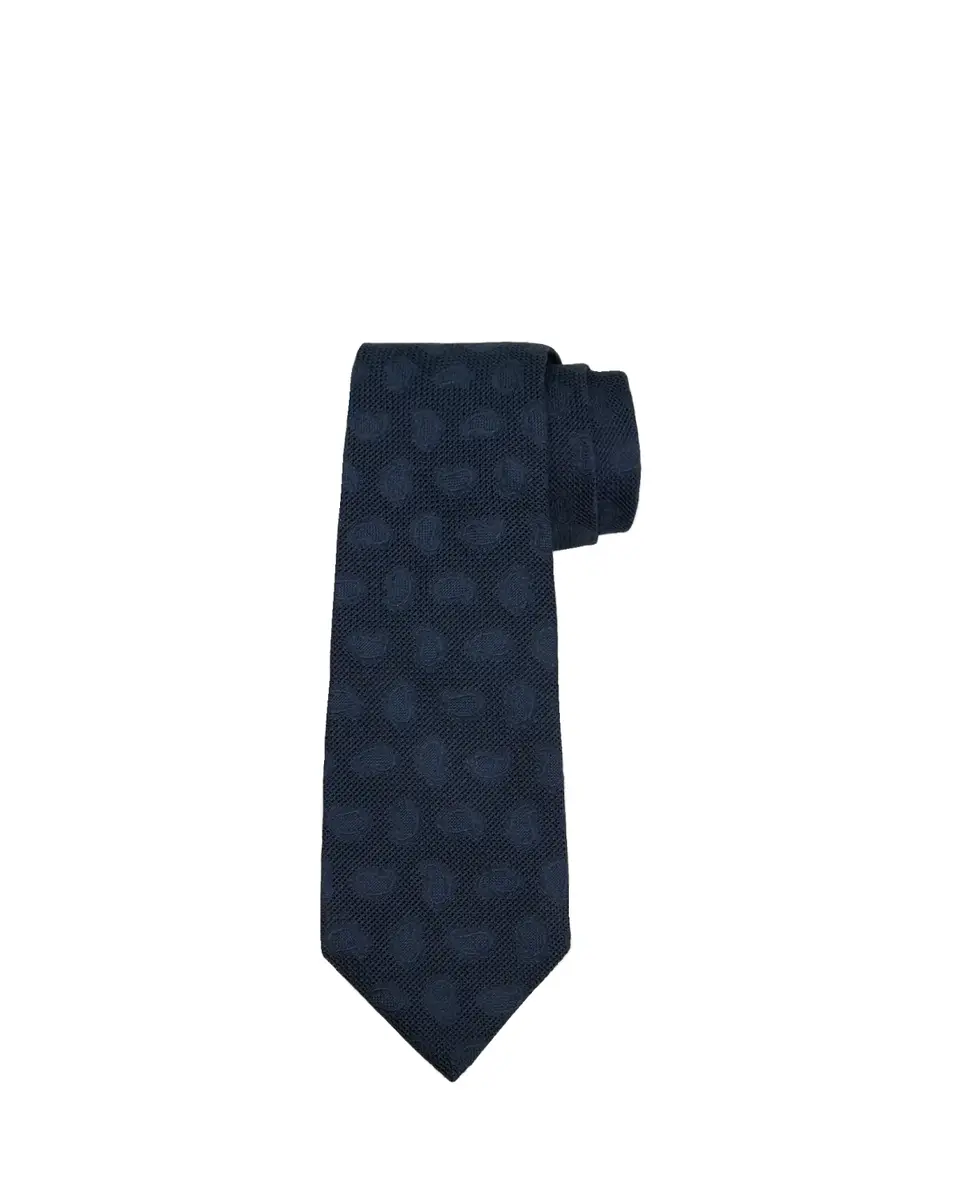 Zegna Men's Tonal Paisley Jacquard Silk Tie | Thumbnail 2 Zegna Men's Tonal Paisley Jacquard Silk Tie | Thumbnail 2