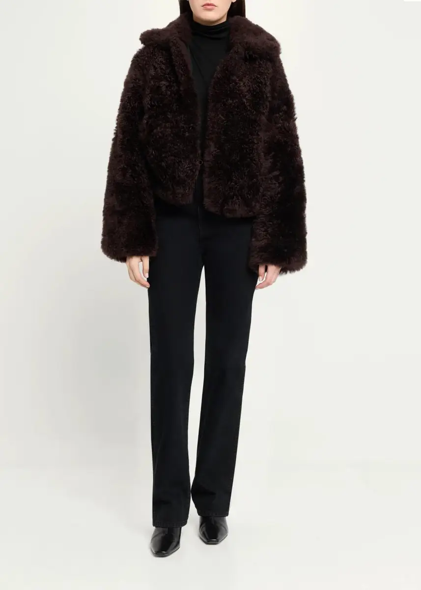 Yves Salomon Goat Fur Short Coat | Thumbnail 2 Yves Salomon Goat Fur Short Coat | Thumbnail 2