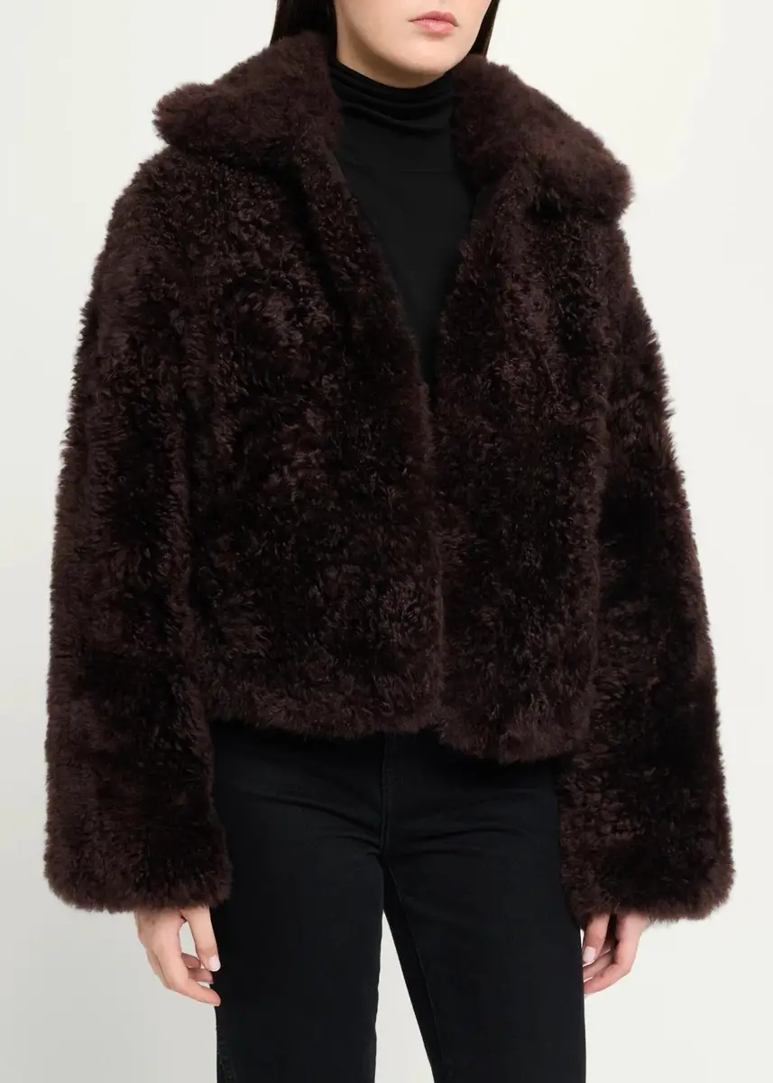 Yves Salomon Goat Fur Short Coat | Thumbnail 4 Yves Salomon Goat Fur Short Coat | Thumbnail 4