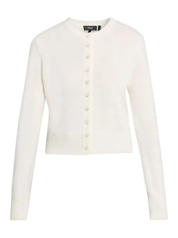 Crewneck Cashmere Cardigan