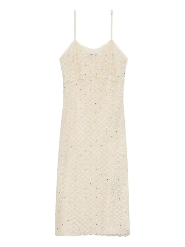Embellished Floral Mesh Midi Dress Embellished Floral Mesh Midi Dress
