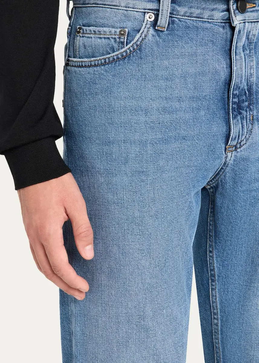 Zegna Men's Straight-Fit Jeans | Thumbnail 5 Zegna Men's Straight-Fit Jeans | Thumbnail 5