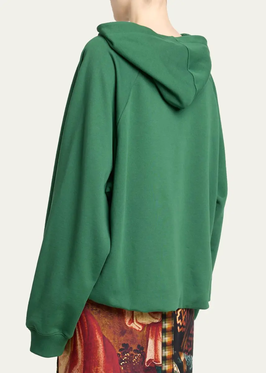 Dries Van Noten Hadella Knotted Cotton Hoodie | Thumbnail 3