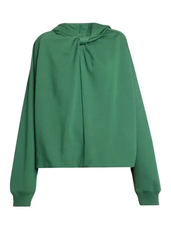 Dries Van Noten Hadella Knotted Cotton Hoodie