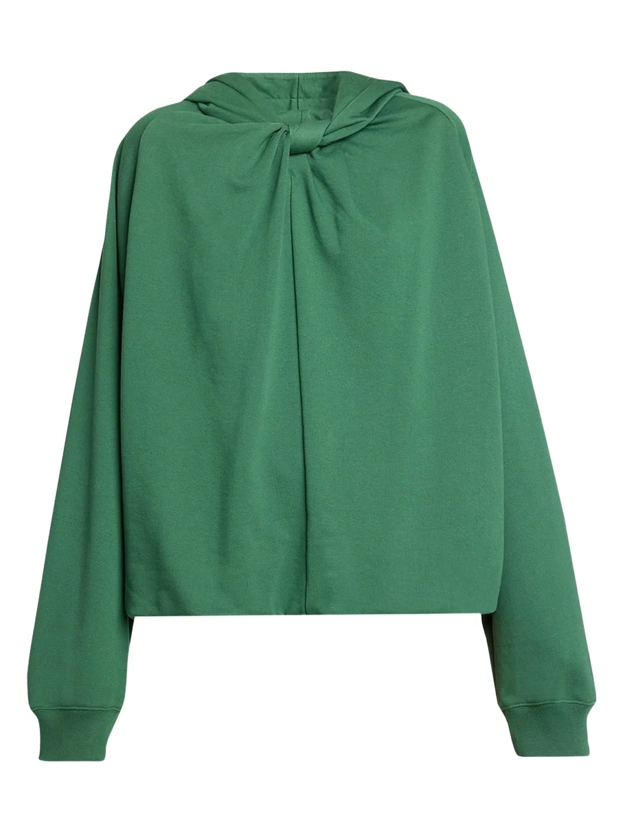 Dries Van Noten Hadella Knotted Cotton Hoodie