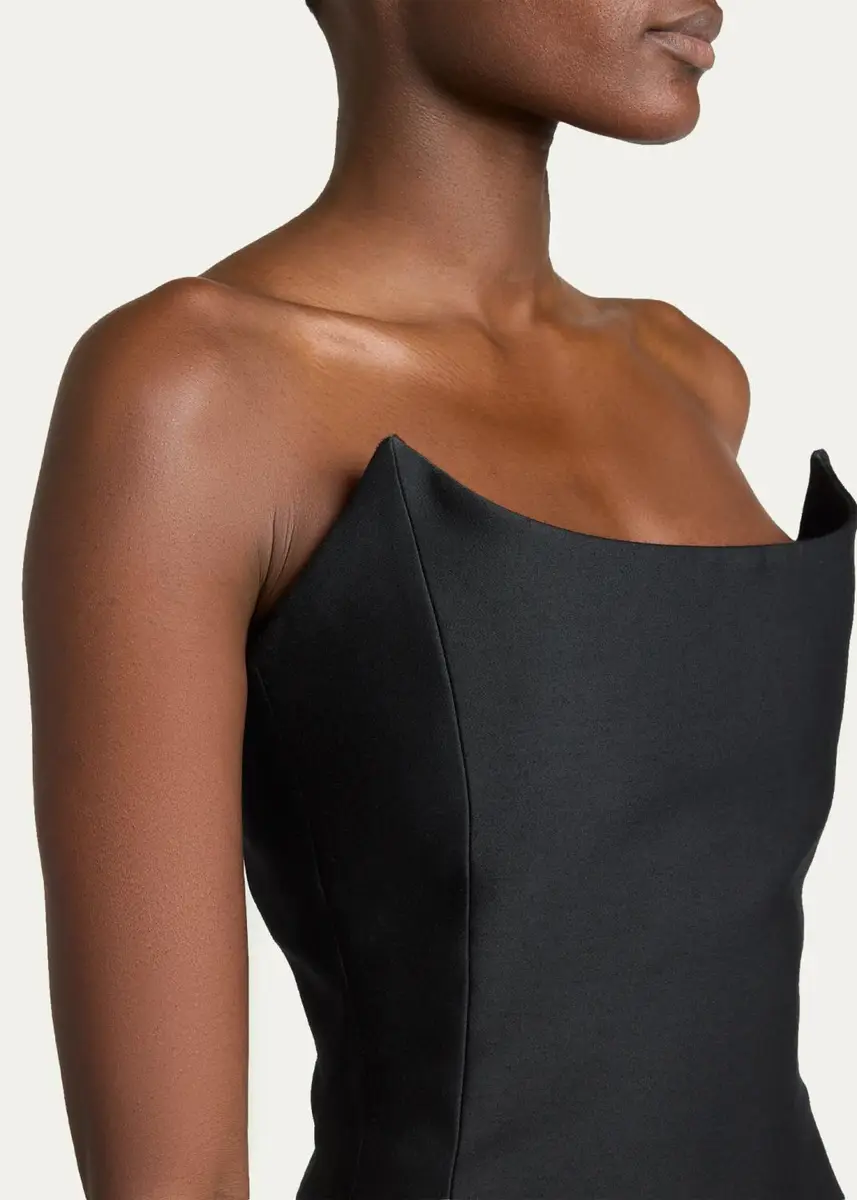 Balenciaga Bustier Midi Dress | Thumbnail 5 Balenciaga Bustier Midi Dress | Thumbnail 5