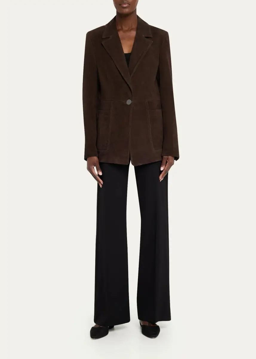 Kobi Halperin Claudia Single-Button Suede Jacket | Thumbnail 2 Kobi Halperin Claudia Single-Button Suede Jacket | Thumbnail 2