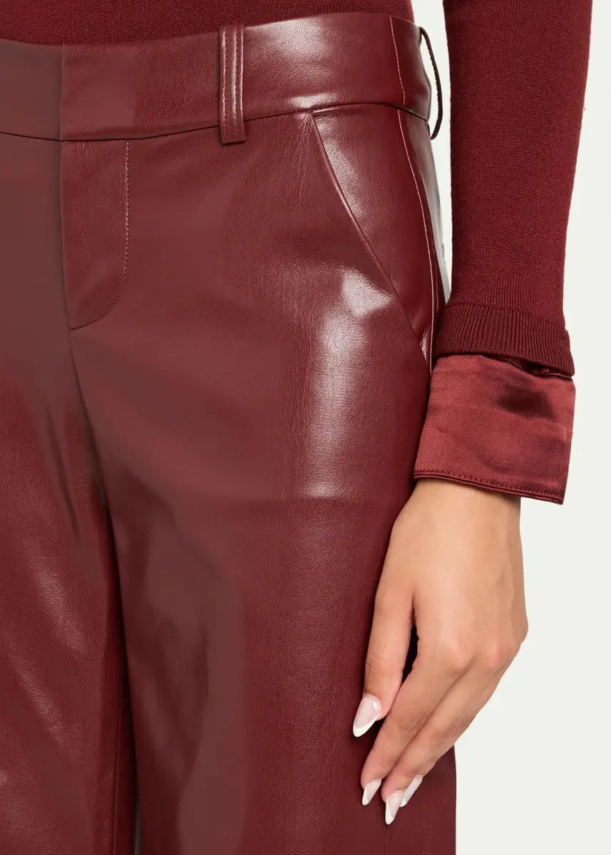 Alice + Olivia Alexander Relaxed Faux-Leather Trousers | Thumbnail 5 Alice + Olivia Alexander Relaxed Faux-Leather Trousers | Thumbnail 5