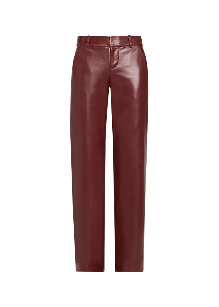 Alice + Olivia Alexander Relaxed Faux-Leather Trousers