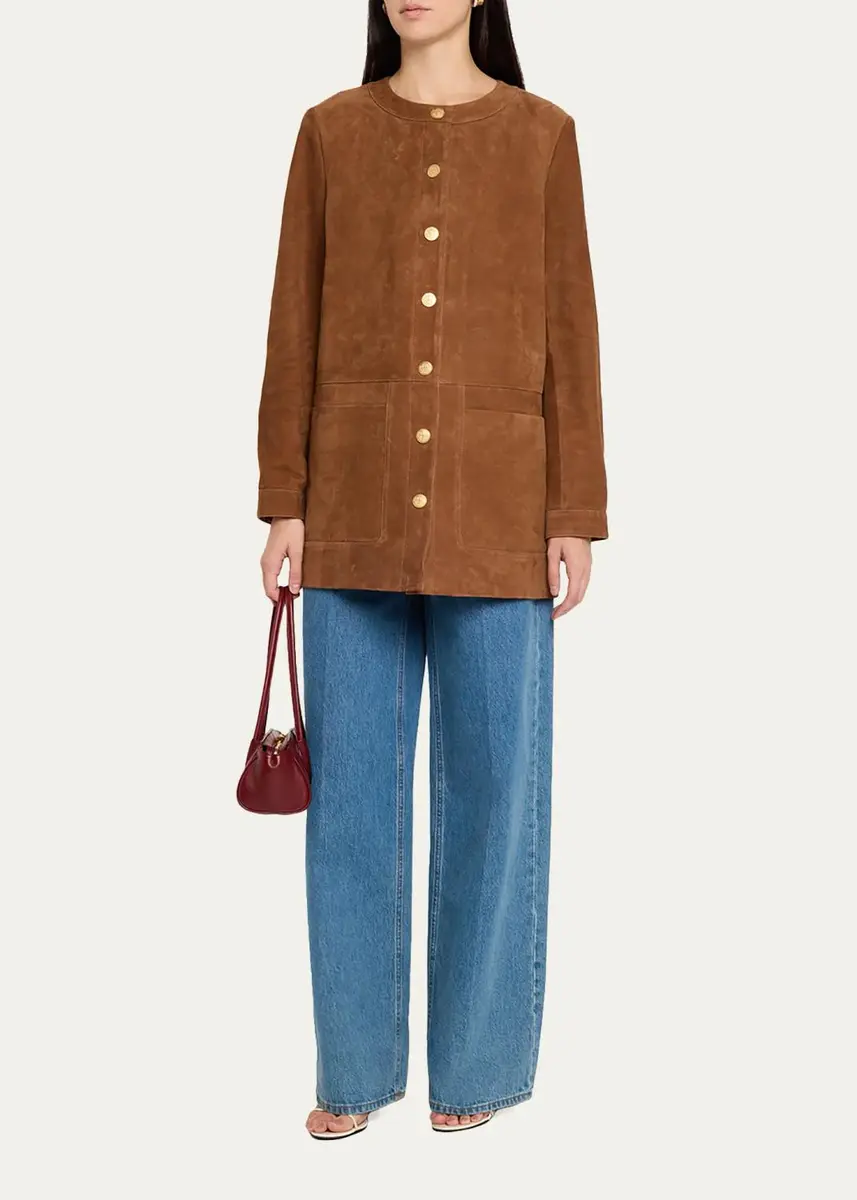 Kobi Halperin Linda Bonded Suede Coat | Thumbnail 2