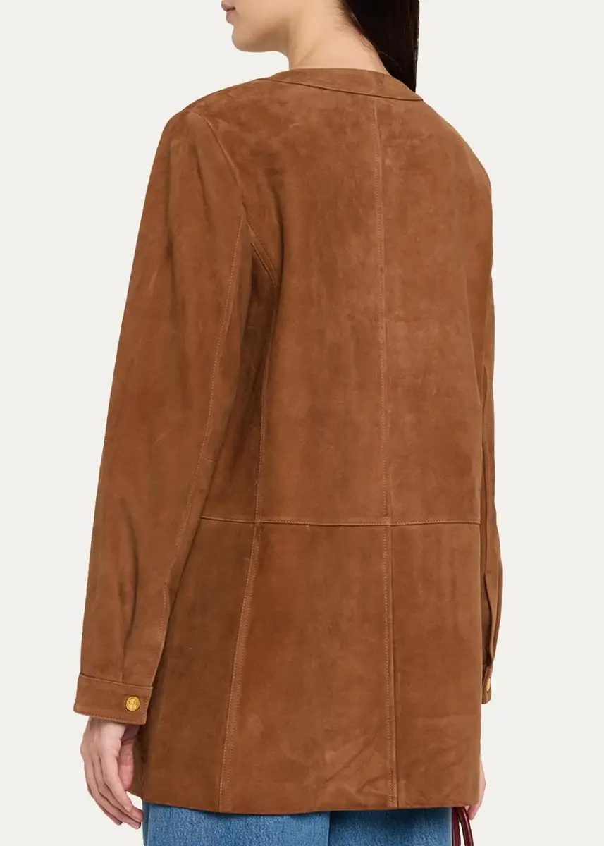 Kobi Halperin Linda Bonded Suede Coat | Thumbnail 3