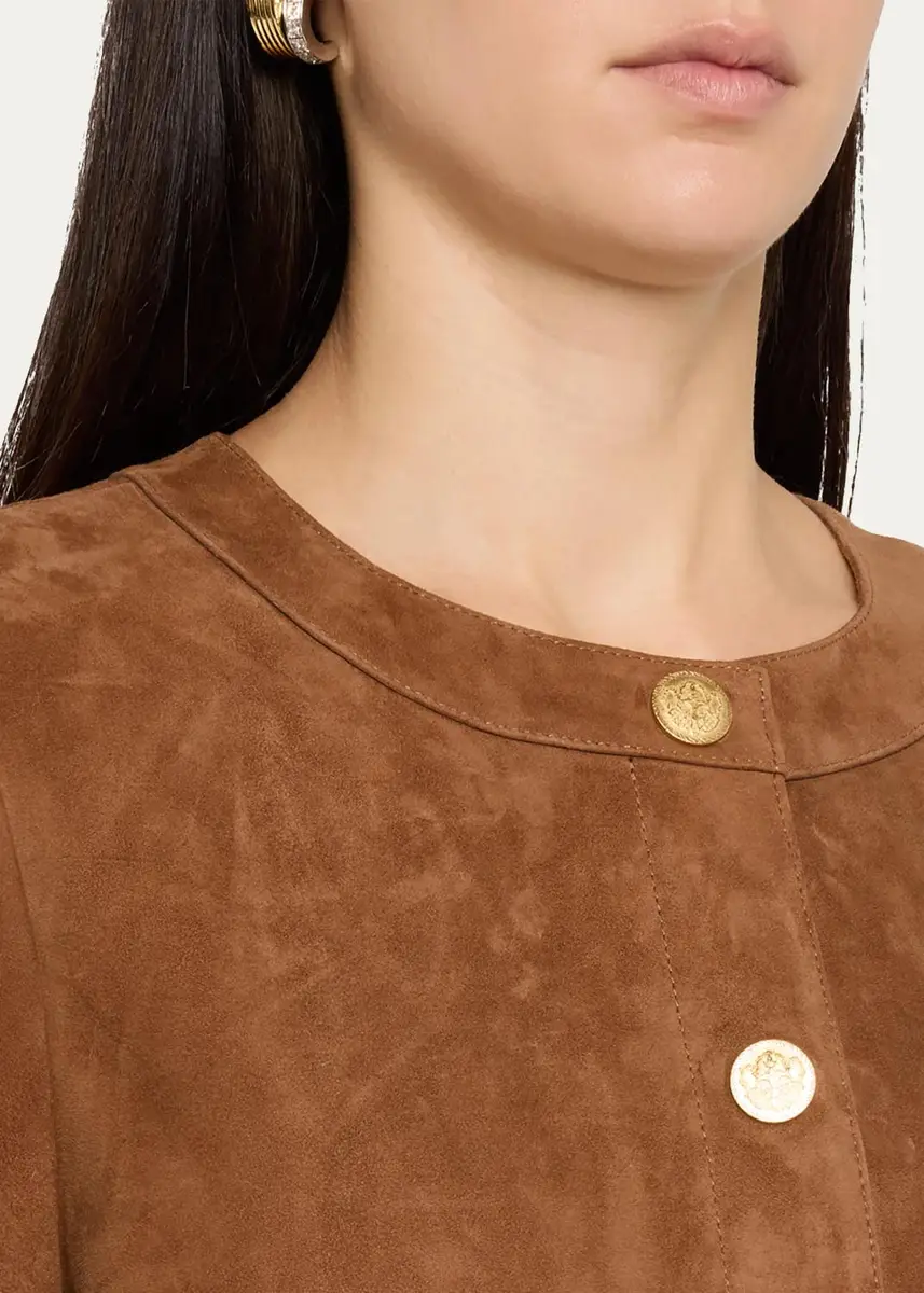 Kobi Halperin Linda Bonded Suede Coat | Thumbnail 5
