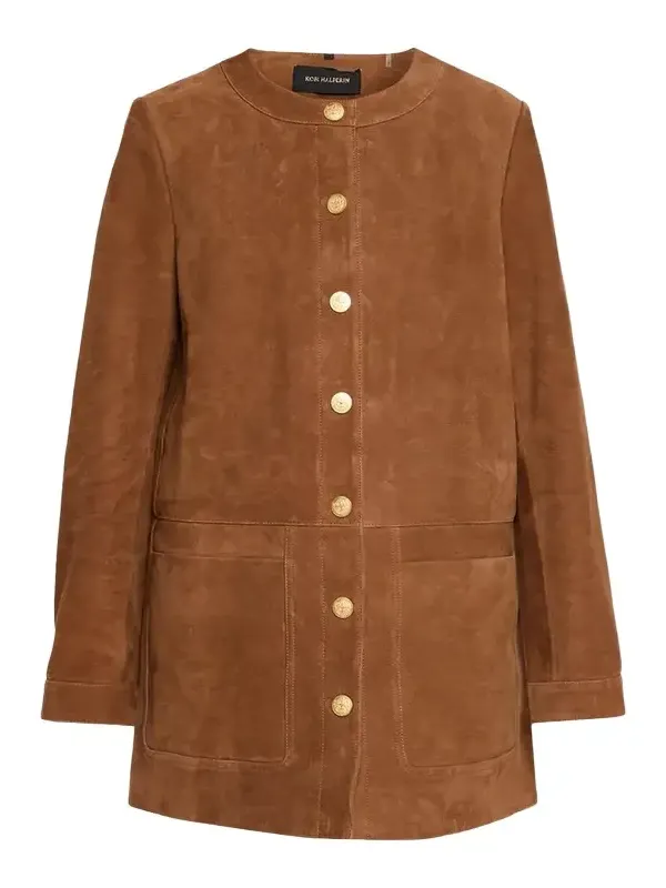 Linda Bonded Suede Coat