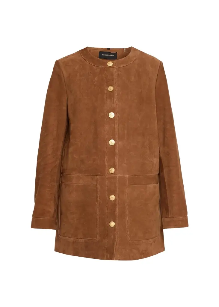 Kobi Halperin Linda Bonded Suede Coat