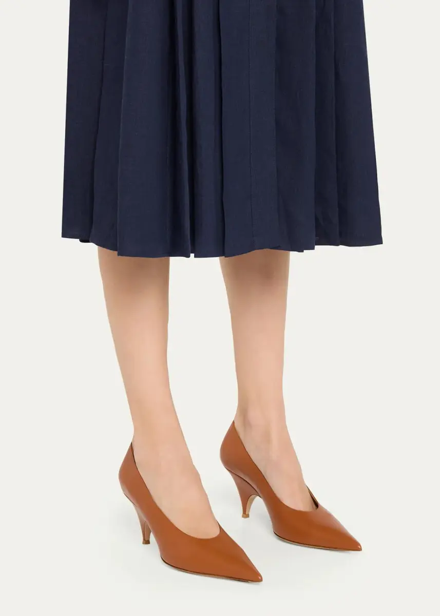Gianvito Rossi 70mm Leather Pointed-Toe Pumps | Thumbnail 2 Gianvito Rossi 70mm Leather Pointed-Toe Pumps | Thumbnail 2