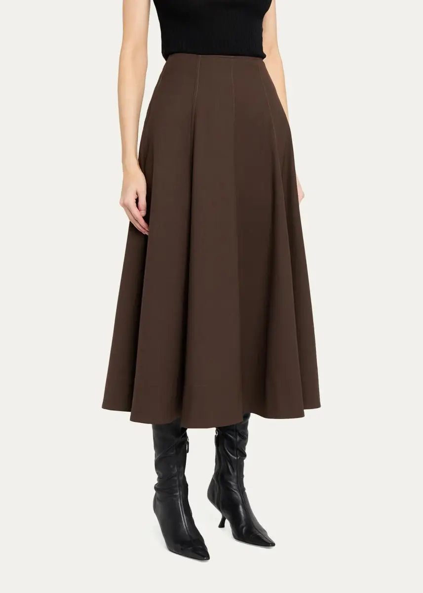 A.L.C. Aminah Midi Skirt | Thumbnail 4 A.L.C. Aminah Midi Skirt | Thumbnail 4