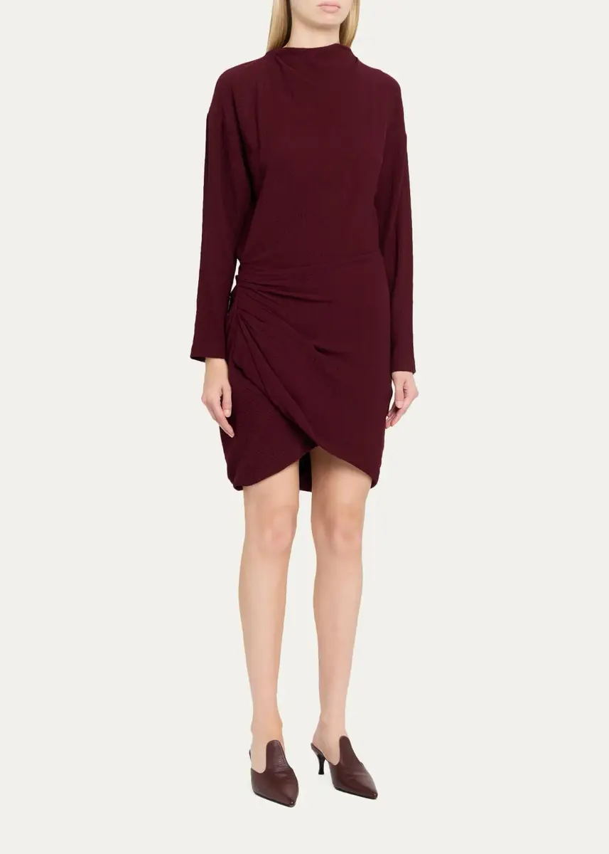 A.L.C. Ivana Ruched Mini Dress | Thumbnail 4 A.L.C. Ivana Ruched Mini Dress | Thumbnail 4