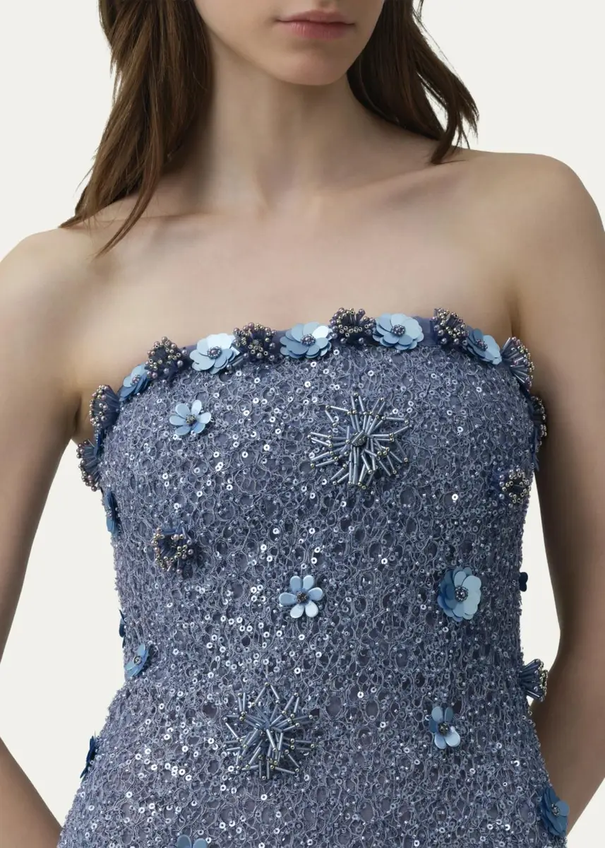 Simkhai Serafina Strapless Embellished Gown | Thumbnail 5 Simkhai Serafina Strapless Embellished Gown | Thumbnail 5