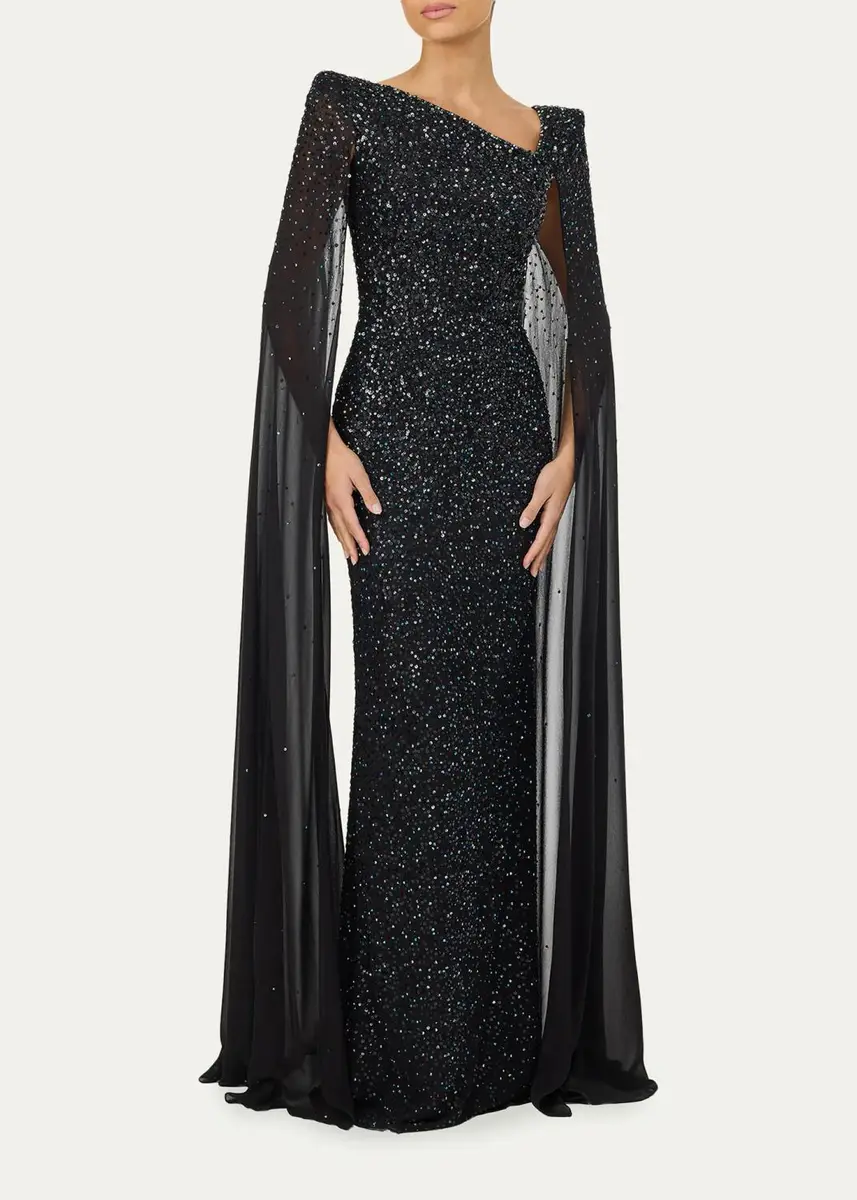 Jenny Packham Twilight Embellished Gown | Thumbnail 2 Jenny Packham Twilight Embellished Gown | Thumbnail 2