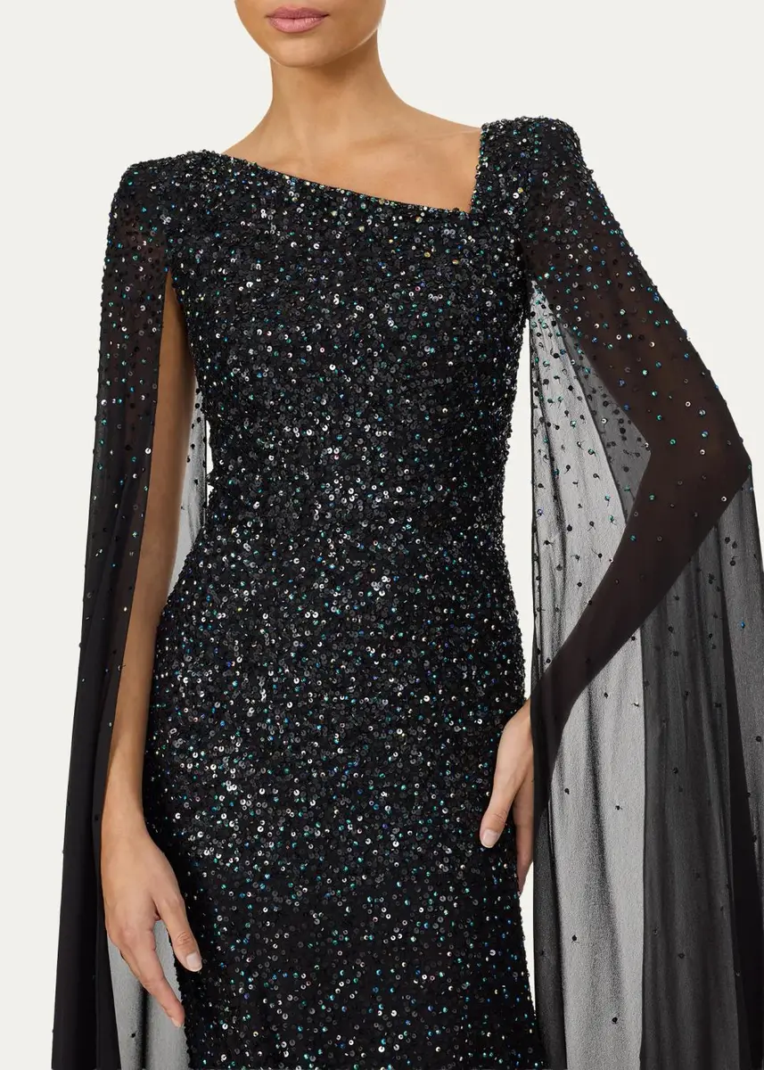 Jenny Packham Twilight Embellished Gown | Thumbnail 4 Jenny Packham Twilight Embellished Gown | Thumbnail 4