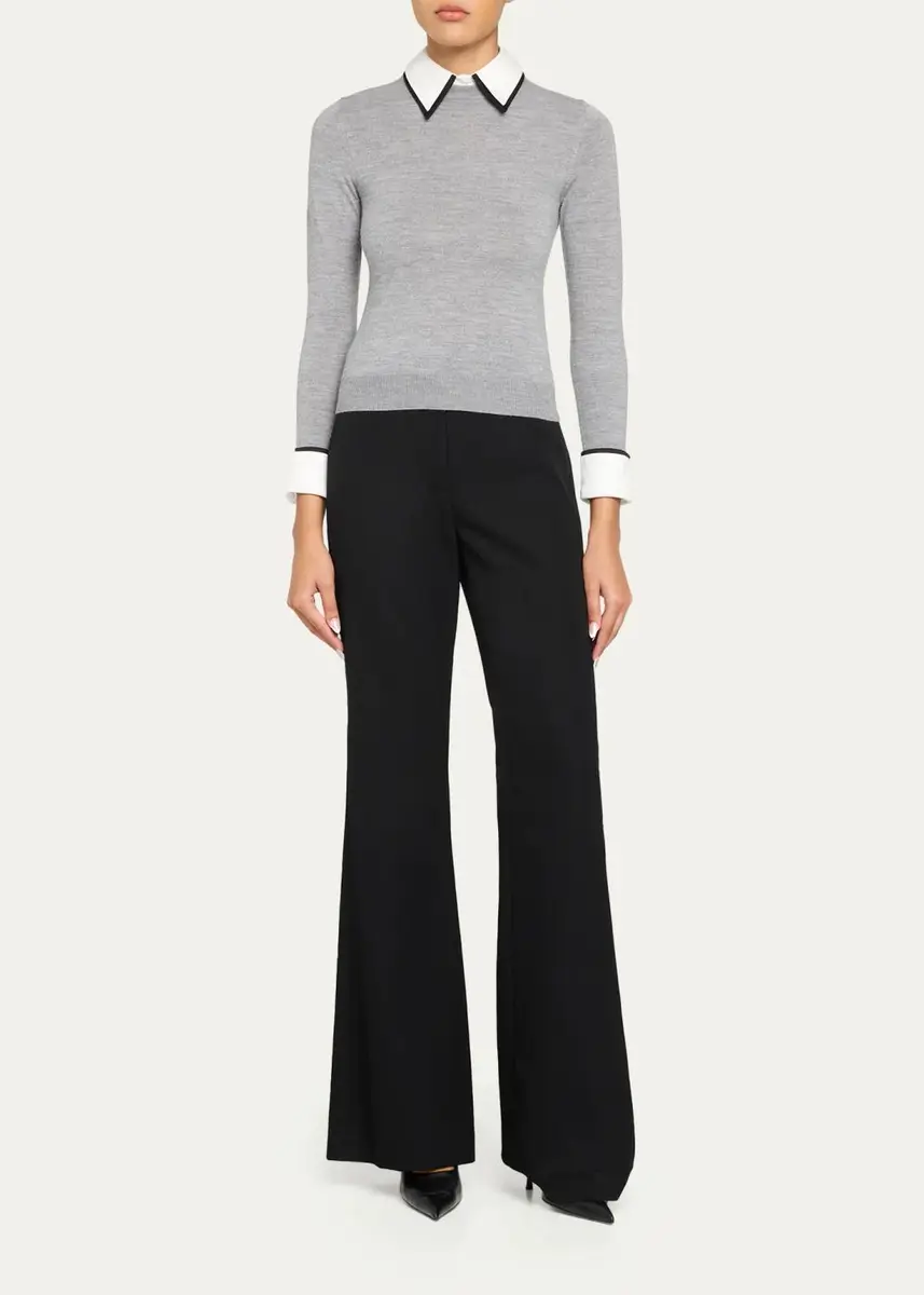 Alice + Olivia Porla Double Collar Sweater | Thumbnail 2