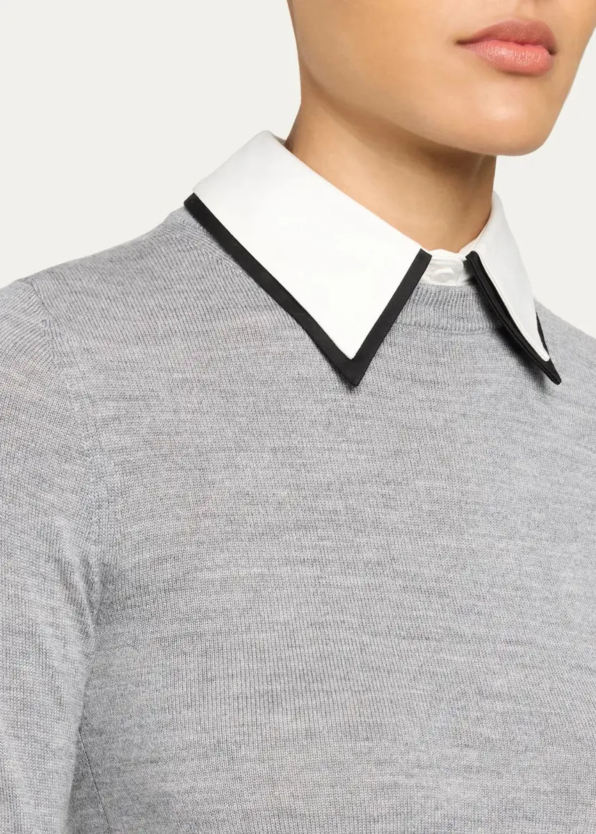 Alice + Olivia Porla Double Collar Sweater | Thumbnail 5