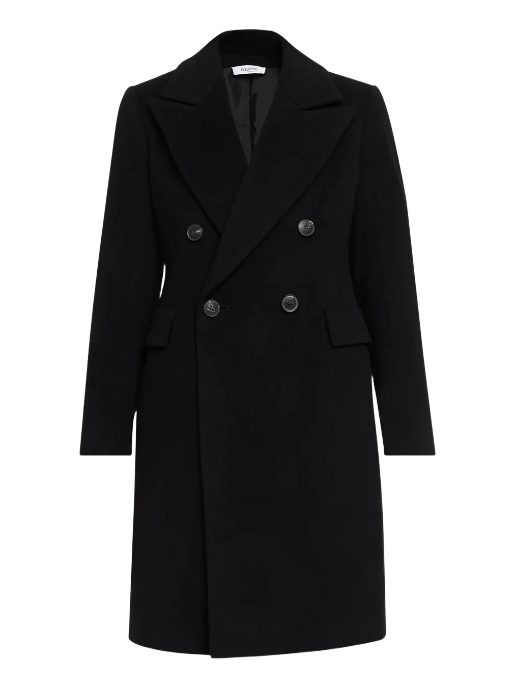 Kaia Double-Breasted Italian Wool Jacket Kaia Double-Breasted Italian Wool Jacket
