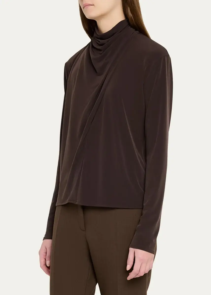 Vince Draped Cowl Blouse | Thumbnail 4 Vince Draped Cowl Blouse | Thumbnail 4