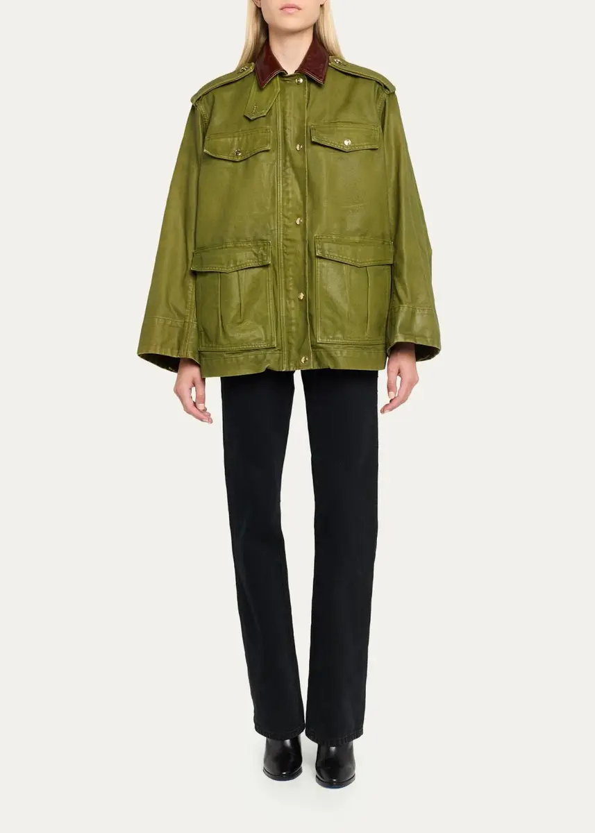 RÙADH The Ettienne Contrast Collar Utility Jacket | Thumbnail 2 RÙADH The Ettienne Contrast Collar Utility Jacket | Thumbnail 2