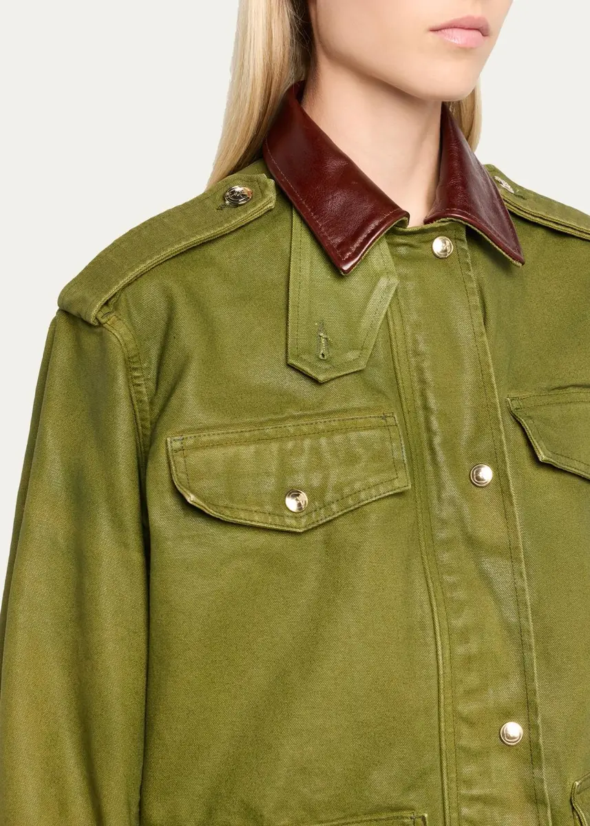 RÙADH The Ettienne Contrast Collar Utility Jacket | Thumbnail 5 RÙADH The Ettienne Contrast Collar Utility Jacket | Thumbnail 5
