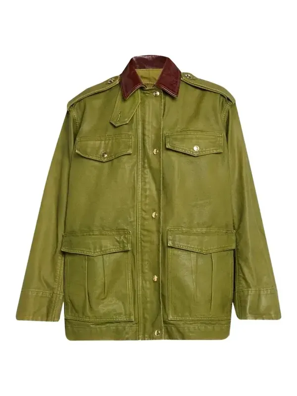 The Ettienne Contrast Collar Utility Jacket The Ettienne Contrast Collar Utility Jacket