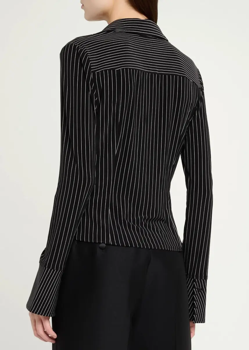 Alice + Olivia Freya Fitted Button-Front Shirt | Thumbnail 3 Alice + Olivia Freya Fitted Button-Front Shirt | Thumbnail 3