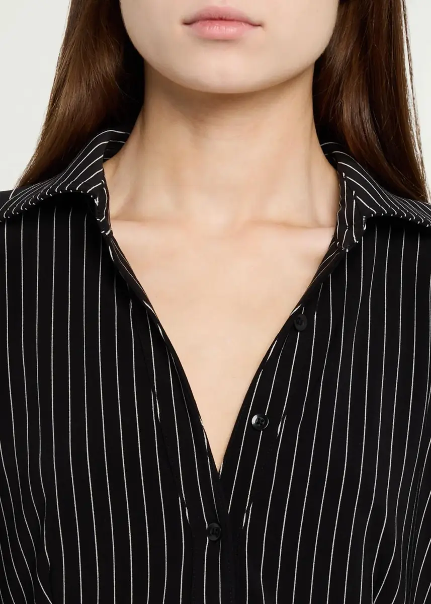 Alice + Olivia Freya Fitted Button-Front Shirt | Thumbnail 5 Alice + Olivia Freya Fitted Button-Front Shirt | Thumbnail 5