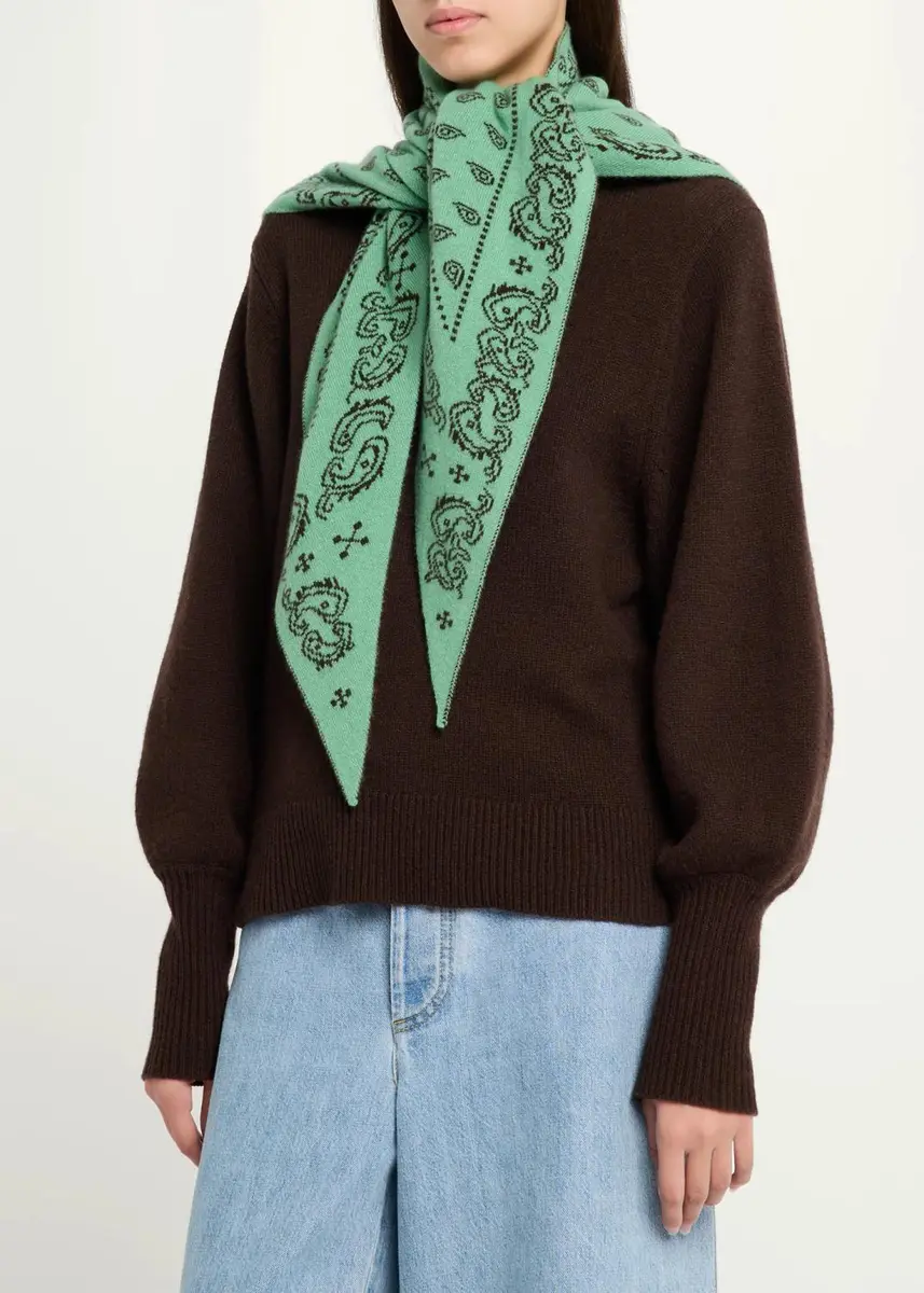 Guest In Residence The Wild Rag Cashmere Scarf | Thumbnail 7 Guest In Residence The Wild Rag Cashmere Scarf | Thumbnail 7