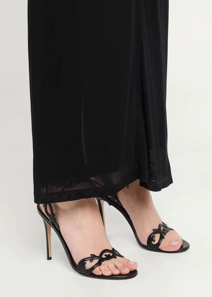 Gianvito Rossi 95mm Nappa Leather Vine Ankle-Tie Sandals | Thumbnail 2 Gianvito Rossi 95mm Nappa Leather Vine Ankle-Tie Sandals | Thumbnail 2