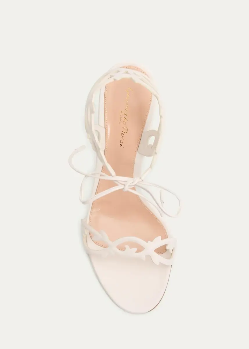 Gianvito Rossi 95mm Nappa Leather Vine Ankle-Tie Sandals | Thumbnail 10 Gianvito Rossi 95mm Nappa Leather Vine Ankle-Tie Sandals | Thumbnail 10