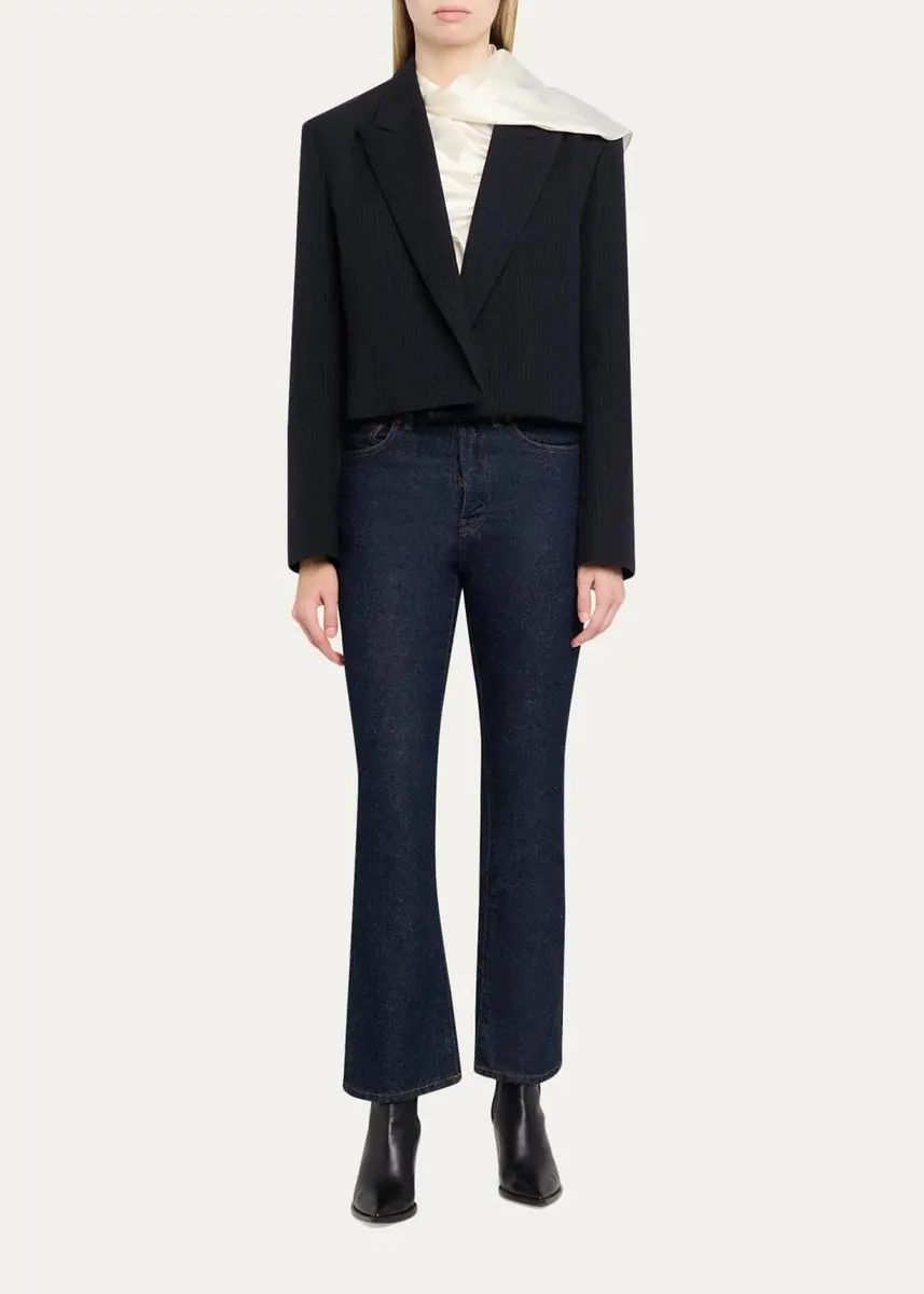 A.L.C. Cass Pinstripe Wool Tailored Jacket | Thumbnail 2 A.L.C. Cass Pinstripe Wool Tailored Jacket | Thumbnail 2