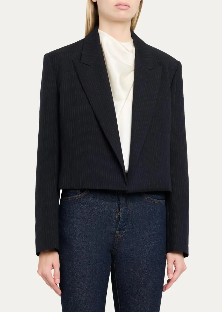 A.L.C. Cass Pinstripe Wool Tailored Jacket | Thumbnail 4 A.L.C. Cass Pinstripe Wool Tailored Jacket | Thumbnail 4