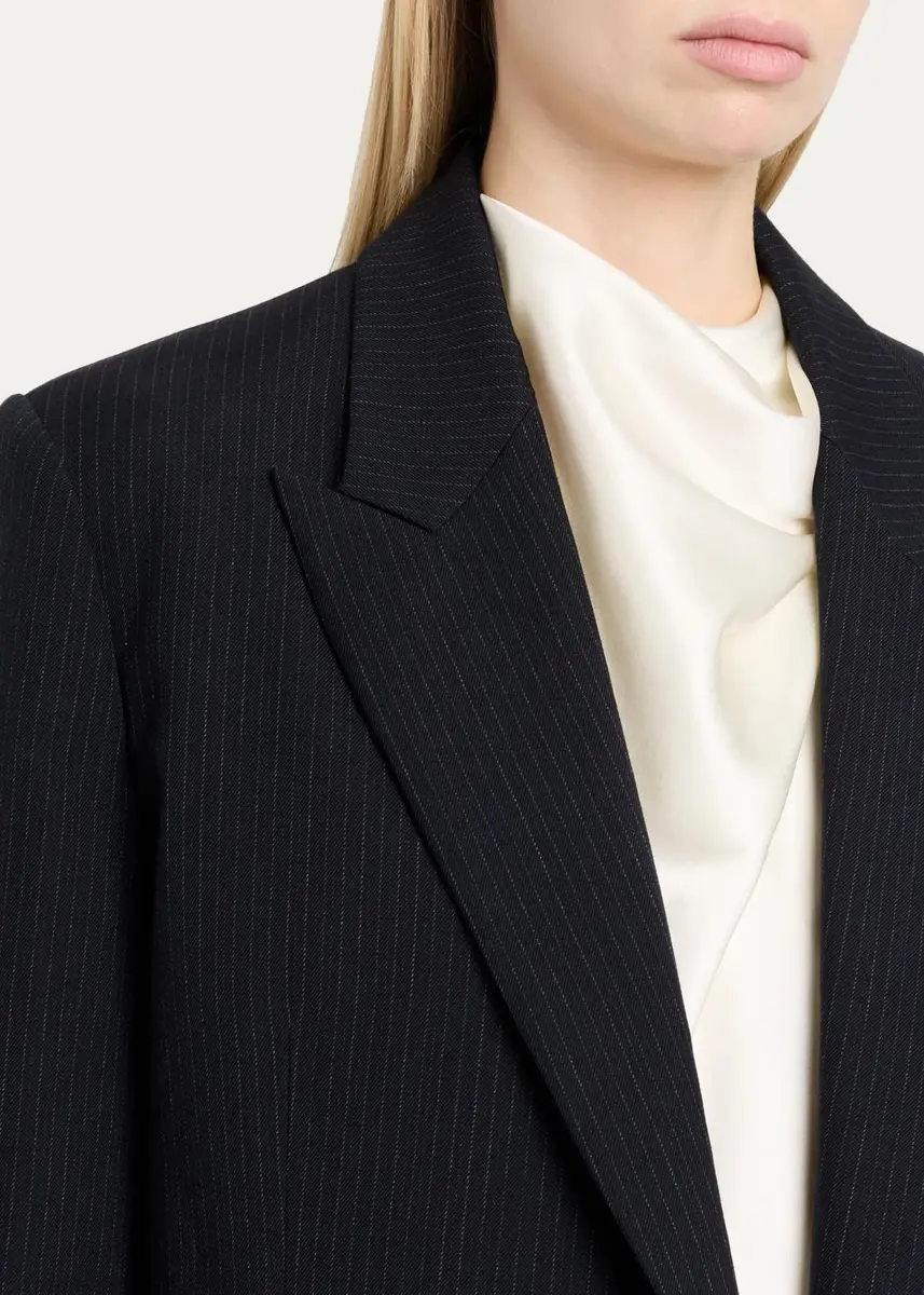 A.L.C. Cass Pinstripe Wool Tailored Jacket | Thumbnail 5 A.L.C. Cass Pinstripe Wool Tailored Jacket | Thumbnail 5