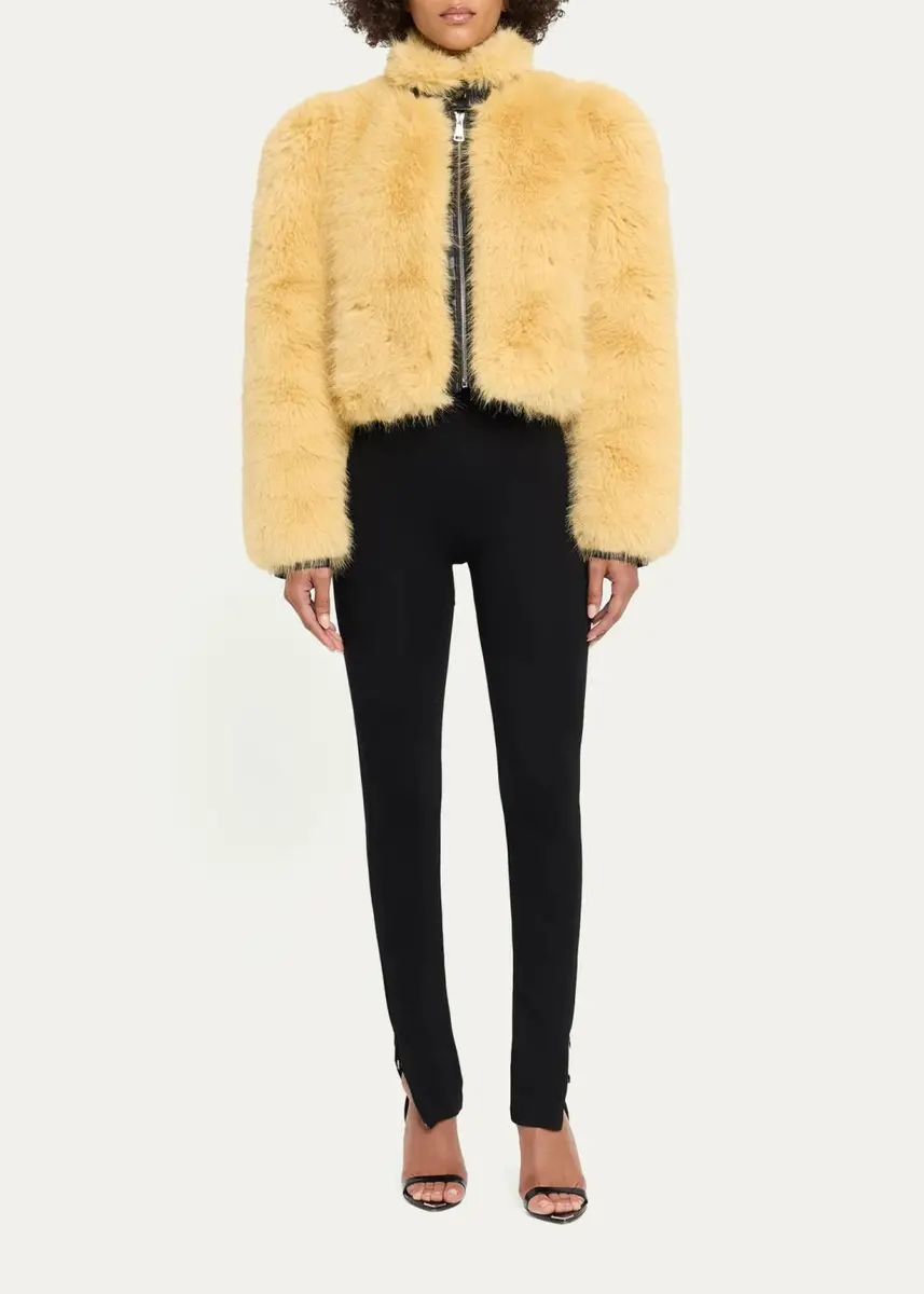 Et Ochs Finley Faux Fur and Faux Leather Combo Jacket | Thumbnail 2 Et Ochs Finley Faux Fur and Faux Leather Combo Jacket | Thumbnail 2