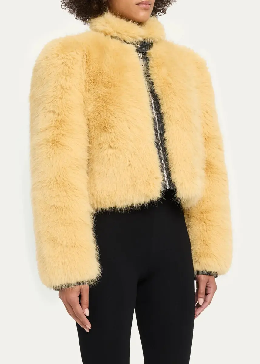 Et Ochs Finley Faux Fur and Faux Leather Combo Jacket | Thumbnail 4 Et Ochs Finley Faux Fur and Faux Leather Combo Jacket | Thumbnail 4